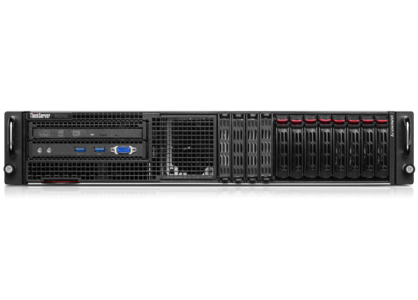 联想Lenovo ThinkServer RQ750 机架式服务器（英特尔®至强®E5-4603 v4处理器/8G UDIMM内存/2块1TB 7.2K RPM SATA 3.5英寸硬盘） 产品图