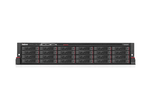 联想Lenovo ThinkServer RD450机架式服务器（英特尔®至强®E5-2620 v4处理器/8G UDIMM内存/2块1TB 7.2K RPM SATA 3.5英寸硬盘） 产品图