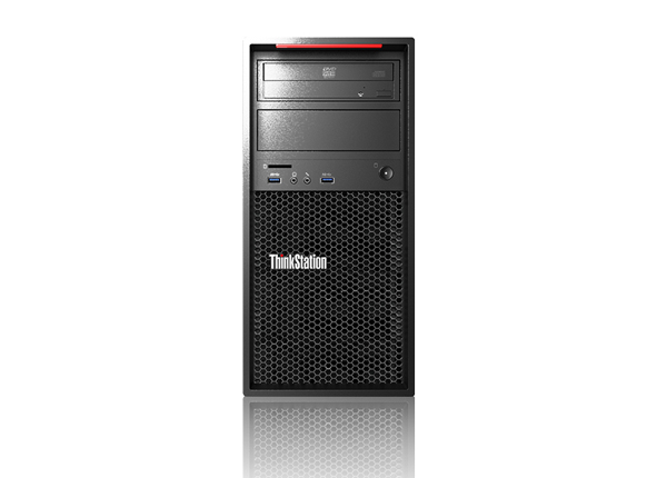 联想Lenovo ThinkStation P320 塔式工作站（英特尔®至强®E3-1240 v6处理器/8GB内存/1TB机械硬盘/Nvidia Quadro P600 2GB显卡） 产品图