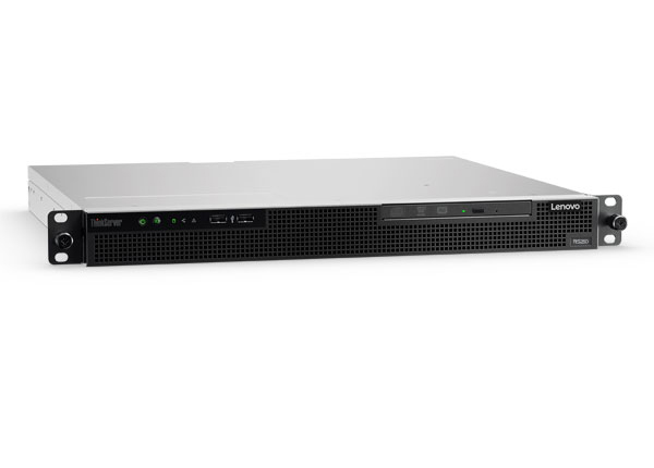 联想Lenovo ThinkServer RS260 机架式服务器（英特尔®至强®E3-1220 v6处理器/8G UDIMM内存/2块1TB 7.2K RPM SATA 3.5英寸硬盘） 产品图