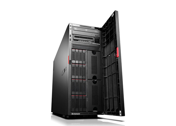 联想Lenovo ThinkServer TD350 塔式服务器（1颗英特尔®至强®E5-2603 v4处理器/16G RDIMM内存/2块1TB 7.2K RPM SATA 3.5英寸硬盘） 产品图