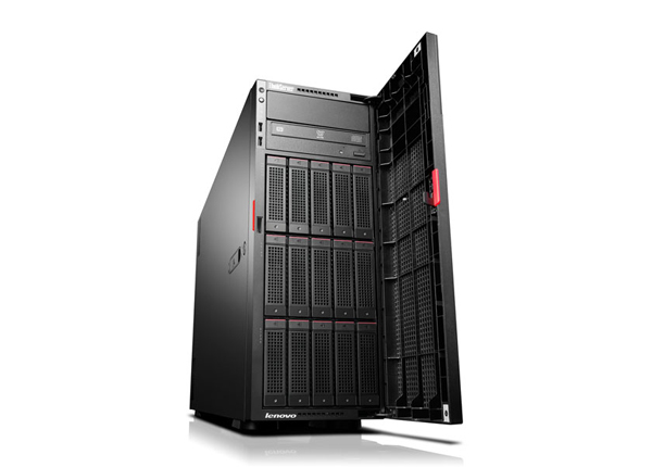 联想Lenovo ThinkServer TD350 塔式服务器（英特尔®至强®E5-2603 v4处理器/32G RDIMM内存/3块1TB 7.2K RPM SATA 3.5英寸硬盘） 产品图
