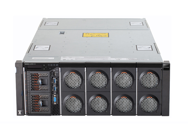 IBM System X3850 X6 机架式服务器（2颗英特尔®至强®E7-4809 v4处理器/4*8G RDIMM内存/2*300GB 10K RPM SAS 2.5英寸硬盘） 产品图