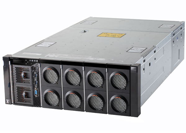 IBM System x3850 X6 HANA 机架式服务器（2颗英特尔®至强®E7-8880 v4处理器/16*8G RDIMM内存/8*SAS 2.5英寸硬盘模组硬盘） 产品图