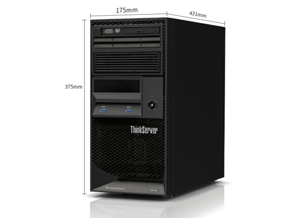 联想Lenovo ThinkServer TS150 塔式服务器 产品图