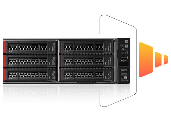 联想Lenovo ThinkSystem SR550 机架式服务器 产品图