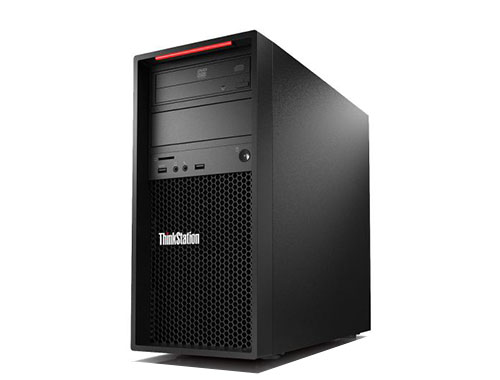 联想ThinkStation P520C 塔式工作站（intel至强W-2102 4核2.9G/8G内存/1T硬盘/DVD/500W电源/3年质保）  产品图