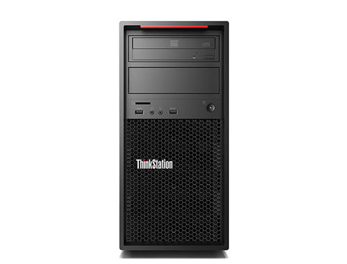 联想ThinkStation P520C 塔式工作站（intel至强W-2102 4核2.9G/8G内存/1T硬盘/DVD/500W电源/3年质保）  产品图