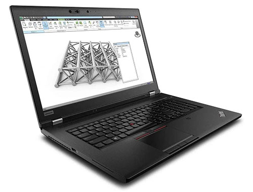 联想ThinkPad P73图形工作站（i7-9850H,16G(1),256G+1T,4K,RTX3000 6G,AX200,BL KB,6芯99Wh,,230W,3Y） 产品图