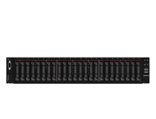 Lenovo/联想 ThinkServer SR668 V2 2U机架式服务器（可选：双CPU/32根内存/14*3.5或者28*2.5/三个300W GPU/2200W冗余） 产品图