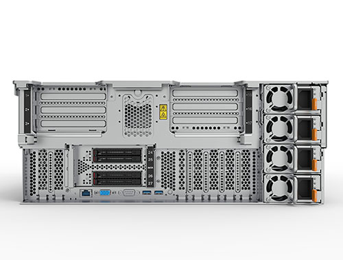 联想Lenovo ThinkServer SR860P 4U机架式服务器（2颗intel至强金牌5217 8核/3.0GHz/64G内存/2块600G SAS硬盘/RAID730-8i 1G/双口万兆/1100W电源）  产品图