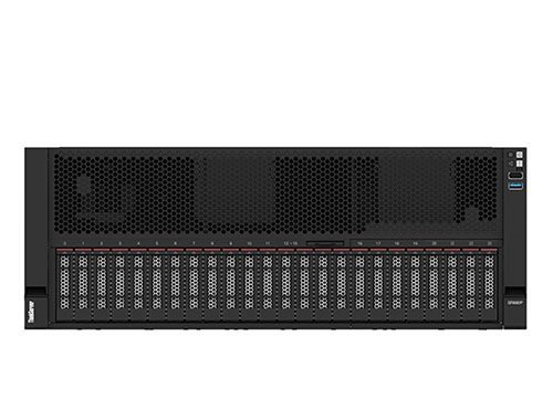 联想Lenovo ThinkServer SR860P 4U机架式服务器（4颗intel至强金牌6240 18核/2.6GHz/256G内存/960G固态+4块2.4T SAS硬盘/RAID930-8i 2G缓存/4*1100W/三年上门）  产品图