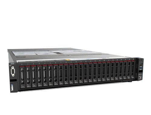 联想ThinkServer SR588 V2服务器 2U机架式（2颗Intel至强银牌4316  20核/128G内存/480G SSD固态+3块8TB SAS/双口千兆/双电源/三年质保）  产品图