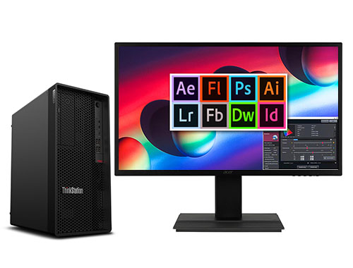 PS/LR/AI图形设计电脑 联想P360工作站 产品图