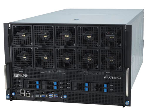 联想（Lenovo）问天WA7785a G3 人工智能AI服务器 产品图