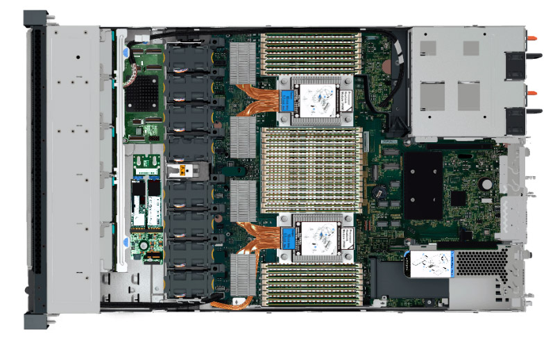 ThinkSystem SR630 V2内部视图